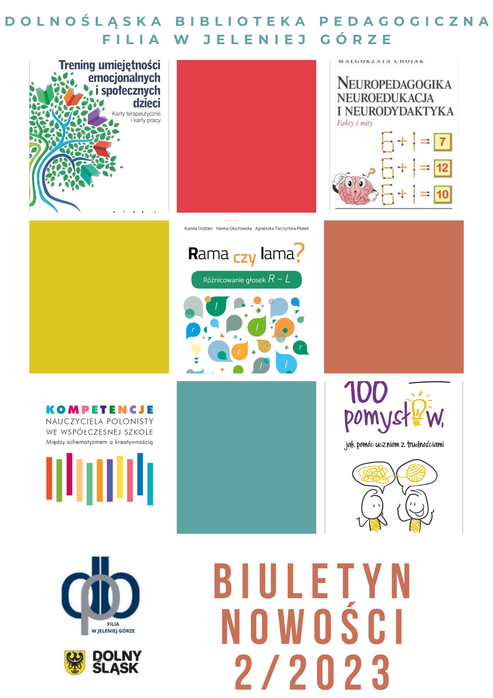 Biuletyn Nowości nr 2/2023 - Dolnośląska Biblioteka Pedagogiczna Filia w Jeleniej Górze