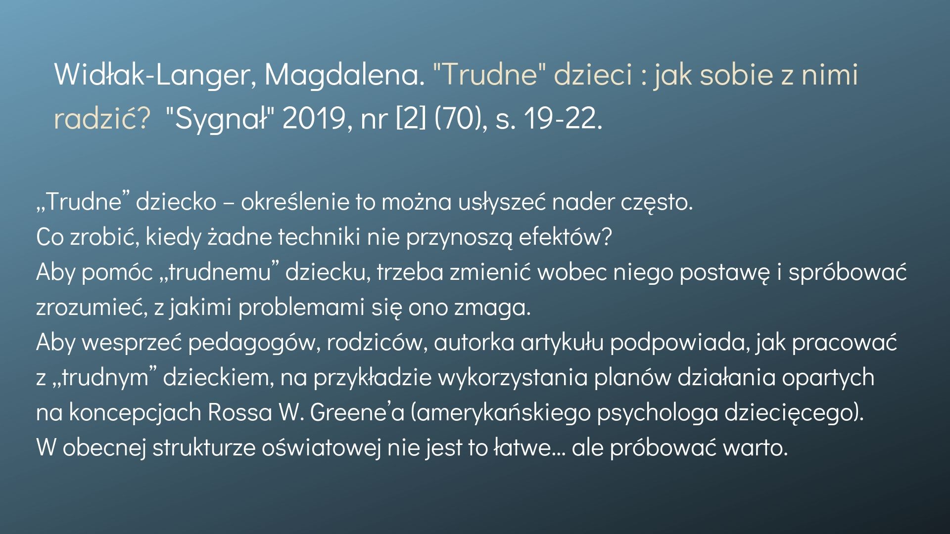 Edu refleksja 2