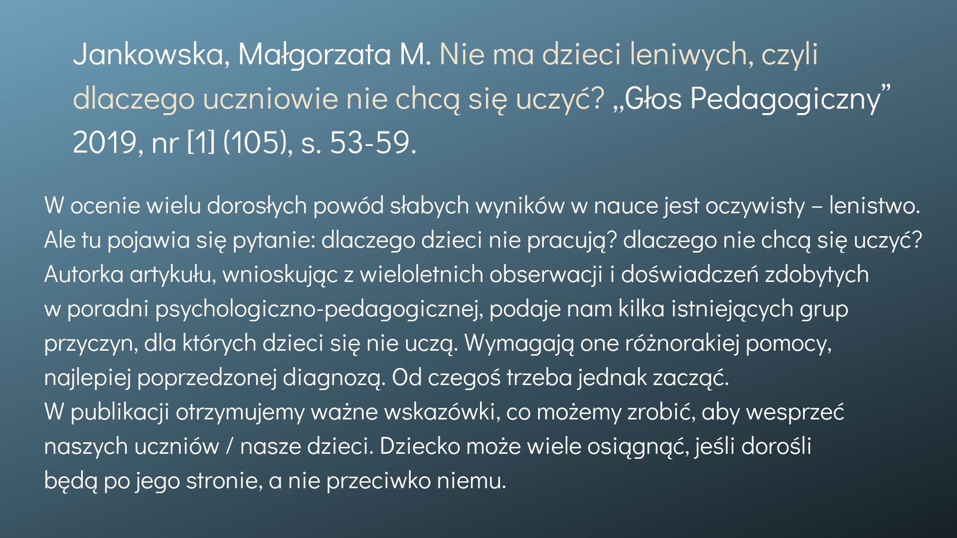 Edu refleksja 3